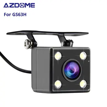 AZDOME Автомобильная Камера заднего Вида 4Pin Разъем 2,5 мм Видео Порт Со Светодиодом Ночного Видения Для GS63H M06 Dash Cam Водонепроницаемая Камера