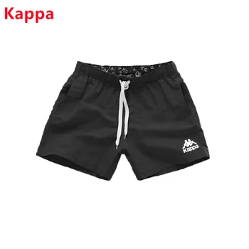 Пляжные брюки Kappa, Мужские шорты, Летние брюки для серфинга, Мужские пляжные брюки, однотонные большие брюки