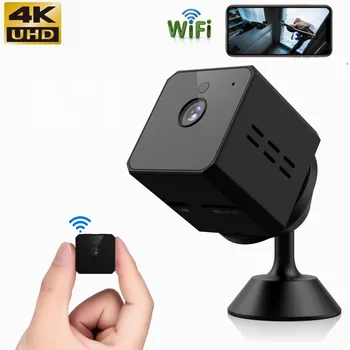 Мини-камера 4K HD WiFi Surval Камера Умный Дом На открытом воздухе Водонепроницаемый Живой монитор ИК Ночного видения с функцией обнаружения движения Action cam