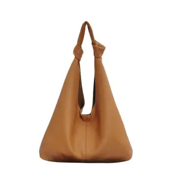 Новая модная сумка-тоут из натуральной кожи; женская сумка из мягкой кожи; сумка для пригородных поездок; Большая вместительная сумка