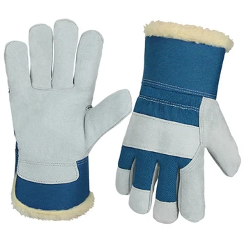Перчатки Зимние, сохраняющие тепло, защищающие от холода рабочие перчатки для работы на открытом воздухе, промышленные перчатки, защищающие руки для занятий спортом на открытом воздухе