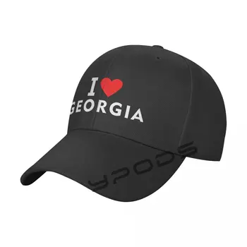 Мужская Классическая бейсболка Love GEORGIA с регулируемой застежкой на пряжку, спортивная кепка для папы
