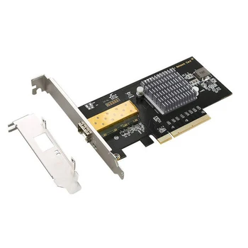10 Гигабитная Сетевая карта PCIE для Intel 82599 Серверный Оптоволоконный Настольный PCI-E X8 LAN Адаптер SFP 10 Гбит Сетевая карта