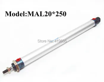Пневматический цилиндр Mal20*250, бесплатная доставка