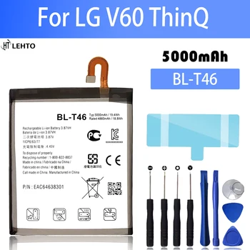 BL-T46 Аккумулятор для LG V60 V60 ThinQ LMV600VM V600VM V600Q Ремонтная Деталь Оригинальной Емкости Аккумуляторы для мобильных телефонов Bateria
