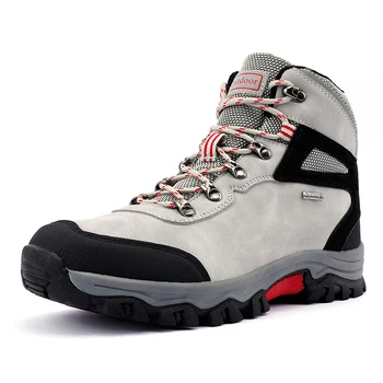 Новая походная обувь, мужские водонепроницаемые зимние нескользящие треккинговые ботинки для альпинизма, Высококачественные уличные кожаные кроссовки, Размер 39-47