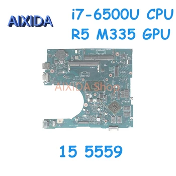 AIXIDA AAL15 LA-D071P YVT1C 0YVT1C CN-0YVT1C Материнская плата Для Dell Inspiron 15 5559 Материнская плата ноутбука i7-6500u CPU R5 M335 4G GPU