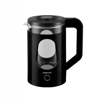 Электрический чайник Объемом 2,3 л Из нержавеющей Стали Для Приготовления кофе и Чая С Температурой 2000 Вт Умный Чайник для Воды Бытовая Техника