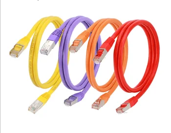 шесть сетевых кабелей для домашней сверхтонкой высокоскоростной сети cat6 gigabit 5G широкополосная компьютерная маршрутизация соединительная перемычка SE872