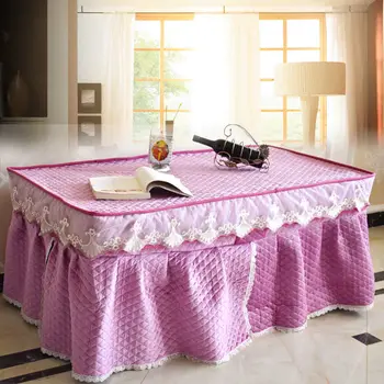 Прямоугольная скатерть с крышкой для стола с подогревом от электрической плиты