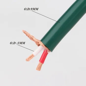 X411 Hi-end сигнальный соединительный оптоволоконный кабель hifi audio OFC аудиокабель из чистой меди для кабеля diy