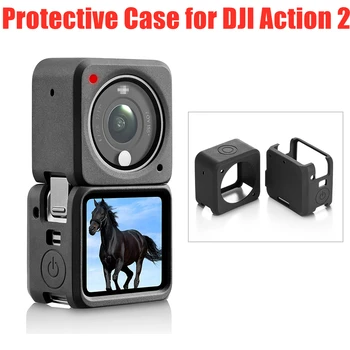 Силиконовый защитный чехол для DJI Action 2, защита от царапин, чехол для спортивной камеры Action 2, Аксессуары для спортивной камеры, Версия с двойным экраном