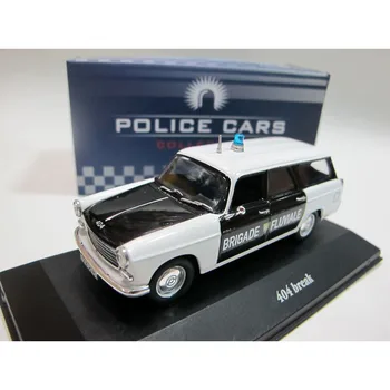 Atlas, литой под давлением Сплав 1/43 404, Модель полицейской машины для взрослых, классическая коллекция, Подарочный дисплей, Сувенирная игрушка