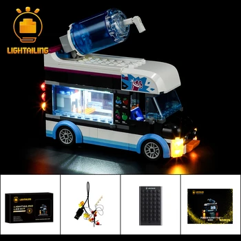 Комплект светодиодных ламп LIGHTAILING для 60338 Penguin Slushy Van, набор строительных блоков (не включает модель) Игрушки для детей