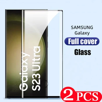 2шт 9D защитная пленка для экрана Samsung Galaxy S23 plus S22 Ultra S21 S20 FE S10 lite 5G S10E из закаленного стекла защитная пленка для телефона
