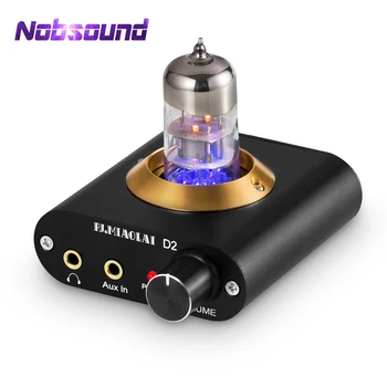 Nobsound Супер мини Вакуумный ламповый Усилитель для наушников, домашний стерео Настольный аудио предусилитель