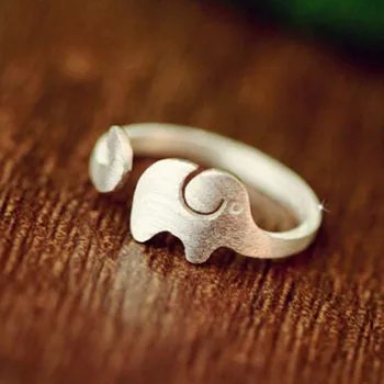 фирменное креативное кольцо со слоном, посеребренные кольца ручной работы, модные кольца для женщин, открывающие кольца для пальцев ног, Бесплатная доставка