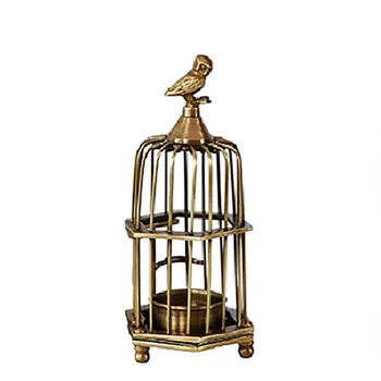 Украшение механических часов Книжный шкаф птичья клетка Сложный классический мягкий декор французские медные часы