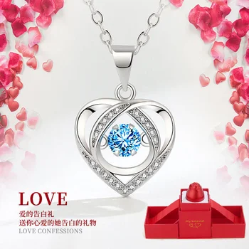 Шикарное ожерелье из стерлингового серебра S925 пробы с надписью love, стильное женское ожерелье Tiktok на День Святого Валентина