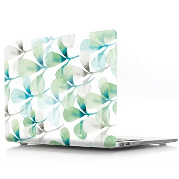 Жесткий Чехол для ноутбука Green Leaf Для Apple Macbook Pro 16 A2485 M1 Mac Book Pro 13 15 Pro Air 13 A2179 2020 Retina 15 A1398