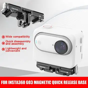 Детали Кронштейна Магнитного адаптера Для Insta360 GO 3 Быстроразъемное Крепление для Снятия Защиты Для экшн-камеры Ista360 GO3 Accessor F9D3