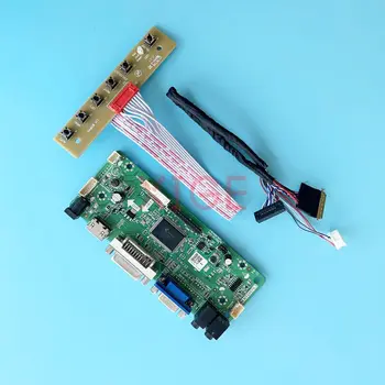 Плата контроллера драйвера для LTN140AT27 LTN140AT28 Комплект DIY HDMI-Совместимый Монитор ноутбука 40-Контактный LVDS DVI VGA Аудио 14 