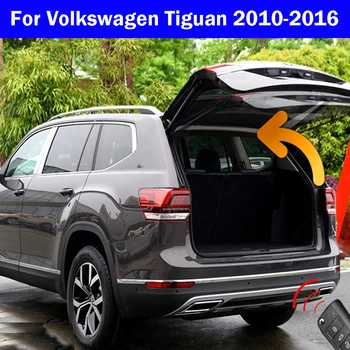 Открытие багажника автомобиля Volkswagen Tiguan 2010-2016 Датчик удара Ногой В Заднюю коробку Интеллектуальный Подъем Задних Ворот Электрическая Задняя Дверь