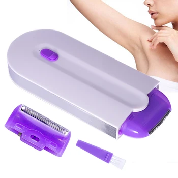 Профессиональный набор для безболезненной эпиляции волос Лазерный сенсорный эпилятор USB перезаряжаемый для тела лица ног Бикини для удаления волос Depilador Shaver