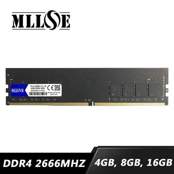 MLLSE оперативная память ddr4 4 ГБ 8 ГБ 16 ГБ PC4-2666V 2666 МГц DDR4 16G 8G 4G Настольный Компьютер Memoria dimm высокопроизводительная Материнская плата memory