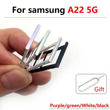 1 ШТ. Держатель для двух SIM-карт, лоток для SIM-карт, гнездо адаптера для Samsung A22 A33, аксессуар для телефона 5G