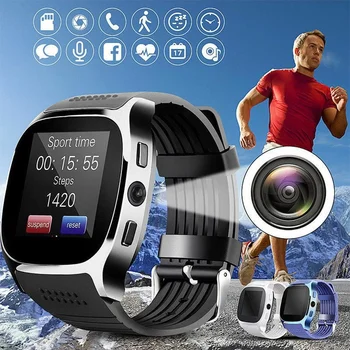 2023 Новый T8 Bluetooth, Модные Спортивные мужские И женские Водонепроницаемые Умные часы, Шагомер, Фитнес-вставка, SIM-карта TF, Android