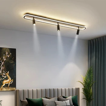 Скандинавская минималистичная светодиодная люстра Современные прожекторы в стиле ар-деко, Домашние светильники для прохода в гостиную, коридор, спальню