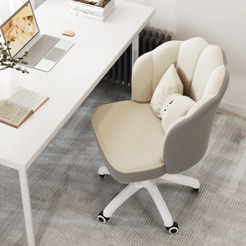 Эргономичное офисное кресло Nordic, Поворотное, Удобная поддержка шеи, Поясничная поддержка, Офисное кресло с откидной спинкой, мебель Sillas