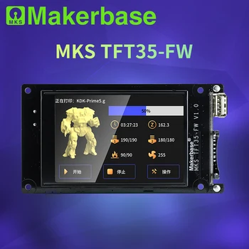 Makerbase MKS TFT35 FW V1.0 3,5 Дюймовый сенсорный Экран 3D Части Принтера Вставка SD-карты USB-Диск Спереди Wifi Управление Предварительный Просмотр Gcode