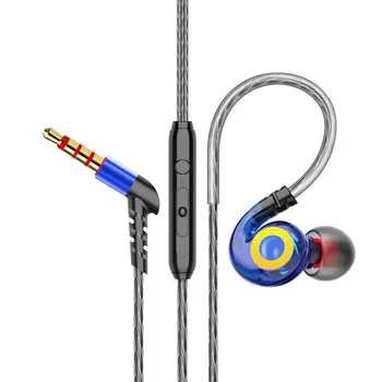 Новые проводные наушники подвесного типа с микрофоном 3,5 мм, наушники-вкладыши, Музыкальные затычки для ушей, Эргономичные наушники