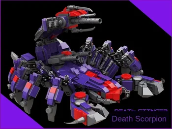 Death Scorpion Zoids Серия Головоломок Chaotic Century Собирает Модель Фигурки