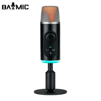 DAYMIC Профессиональный 192 кГц 24 Битный USB Игровой Компьютерный Микрофон для Записи прямой трансляции игр на YouTube