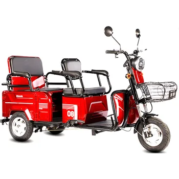 Электрический Трехколесный велосипед с литиевой батареей 12/20 A, бытовой Электрический Мотодельтаплан, Интеллектуальный контроль скорости, Подсветка фар