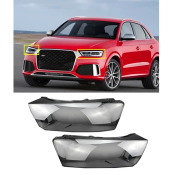 Крышка фары автомобиля, абажур для объектива, абажур для фары, крышка для Audi Q3 2016 2017 2018
