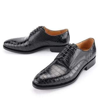 Новая мужская деловая официальная обувь из натуральной кожи, высококачественная легкая роскошная модная свадебная модельная обувь на шнуровке, повседневные кроссовки