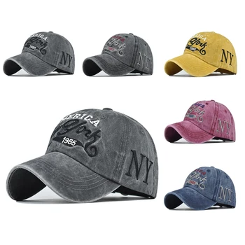 Бейсболка Snapback Hat с Надписью NY Весна Осень Кепка в стиле хип-хоп, Приталенные кепки, Шляпы для мужчин И женщин, Многоцветные