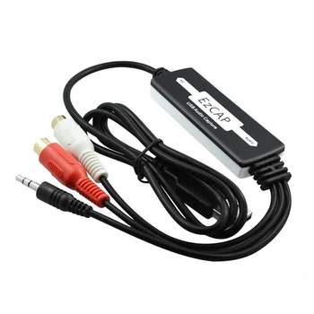 3,5 мм Ezcap 216 USB Audio Capture Граббер Для Редактирования Аудиокабеля В цифровой Формат Для Записи Аналоговой Аудиокассеты В конвертер CD/MP3