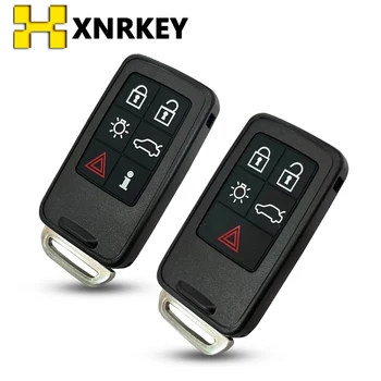XNRKEY 5 6 Кнопок Smart Car Key Shell Pad для Volvo XC60 XC40 S90 V40 XC70 V70 S40 V50 Сменный Чехол Для дистанционного ключа