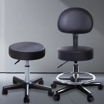 Подъемный барный стул, вращающийся барный стул, высокий барный стул, бытовой круглый стул, лабораторный стул, стул