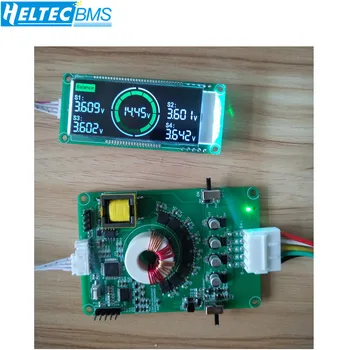 Heltec Smart Active Balancer 4S 8S 5A 10A с приложением RS485 трансформатор обратной связи активный эквалайзер ЖК-дисплей Lifepo4/lipo