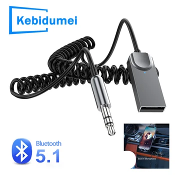 Беспроводной Рецептор Bluetooth Аудио HIFI Bluetooth 5.1 3.5 мм Разъем AUX Приемник Передатчик ЖК-Адаптер Громкой Связи Для автомобильного Комплекта MP3