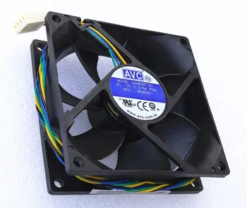 Вентилятор охлаждения PWM 8 см 80 мм Корпусные вентиляторы для AVC 8025 8 см вентилятор с 4-проводным шариком ds08025t12u 12V 0.70a 4Pin