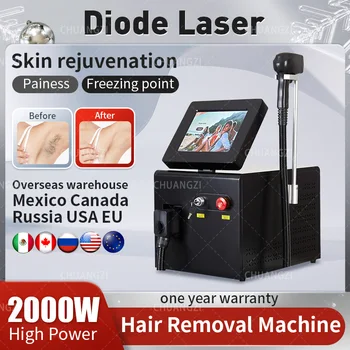 машина для удаления волос диода 808nm L-aser с профессиональным эпилятором CE TUV 808nm/755/1064nm L-aser для салона