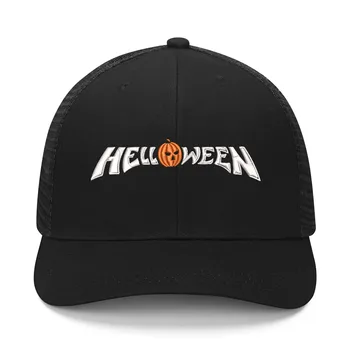Шляпа с вышивкой Helloween Band Мужская Женская Спортивная бейсболка Walls of Jericho Дышащие летние головные уборы Кепки с логотипом на заказ