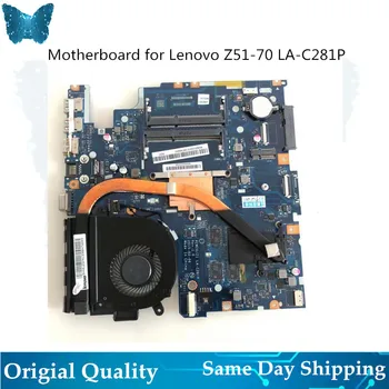 Оригинальная Новая Логическая плата для материнской платы Lenovo Z51-70 LA-C281P i5 2G